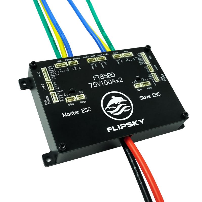 Flipsky Ft85bd Esc مع علبة ألو - مراجعة 72V 45A Dual Controller وسعره