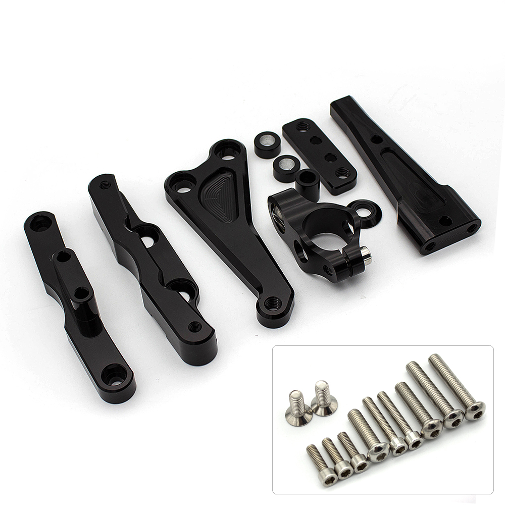 طقم دعامة تثبيت مثبط التوجيه C - مراجعة Steering Damper Stabilizer Kit Cnc وسعره