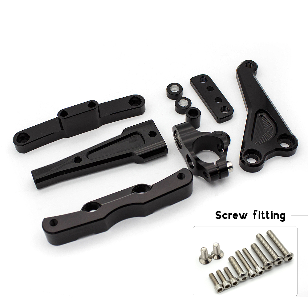 طقم دعامة تثبيت مثبط التوجيه C - مراجعة Steering Damper Stabilizer Kit Cnc وسعره