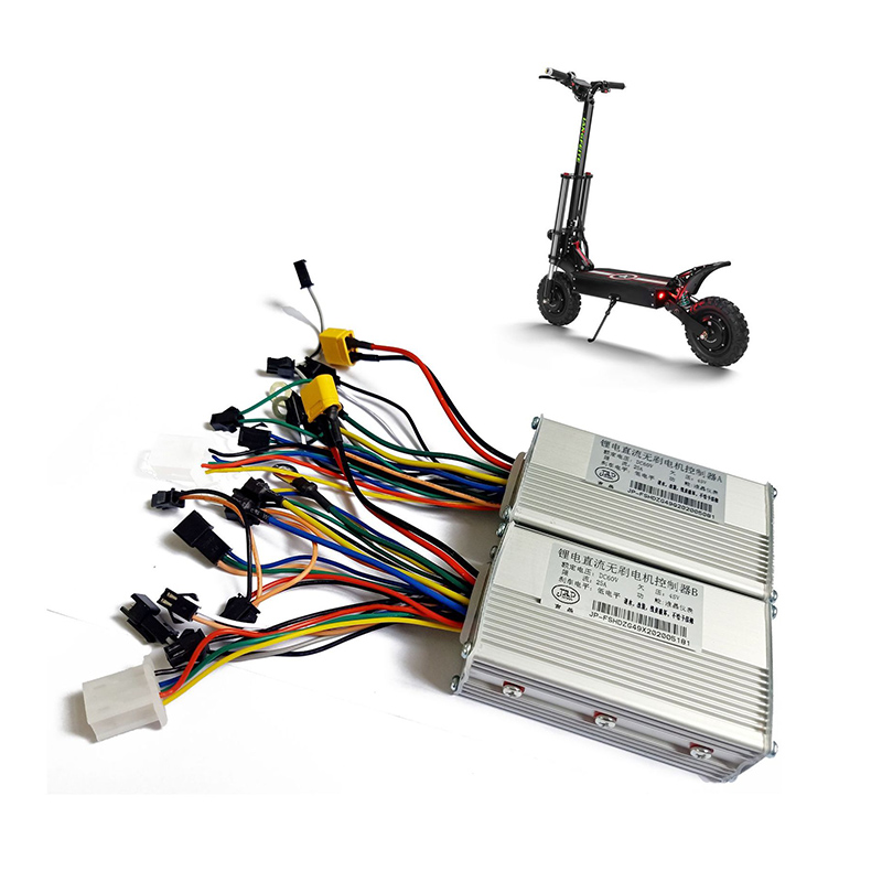 J & P-الكهربائية سكوتر تحكم ذك - مراجعة 72V 45A Dual Controller وسعره