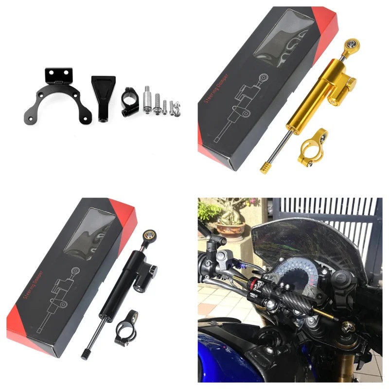 مثبت مخمد اهتزازات من ألياف ال - مراجعة Steering Damper Stabilizer Kit Cnc وسعره